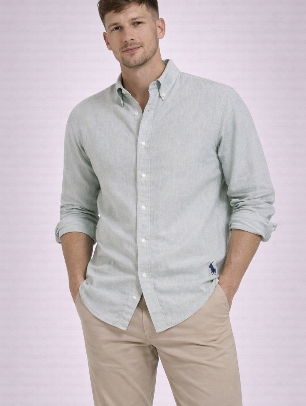 Men's‎ Light Green Shirt